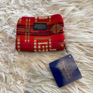 Pendleton mini accordion wallet 5”x 3 3/4” NWT WARRIOR ROCK RED